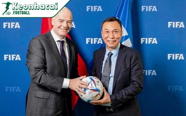 Bóng đá Việt Nam nhận tín hiệu tích cực từ cuộc gặp giữa FIFA và VFF 2 Chủ tịch FIFA gặp gỡ lãnh đạo VFF tại Hội nghị thượng đỉnh FIFA 2026
